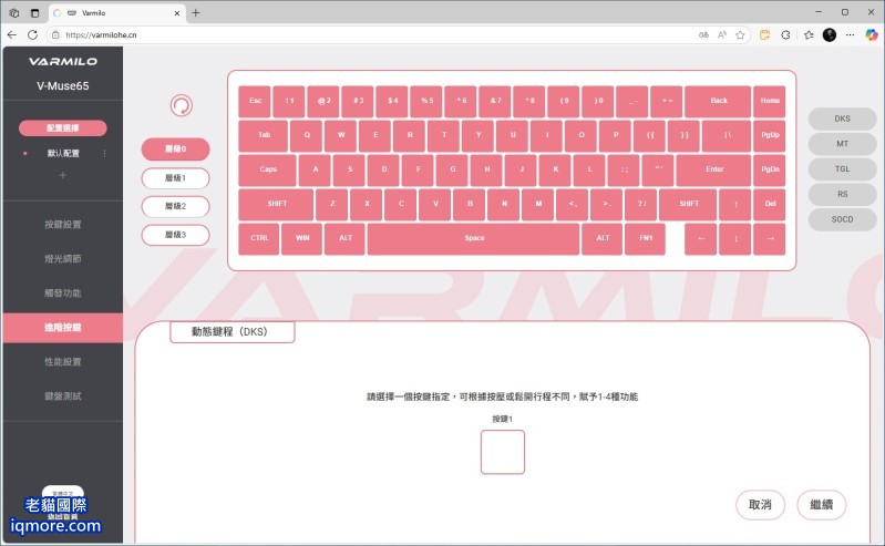 類比鍵盤：動態鍵程 DKS (Dynamic Keystroke) 功能介紹與應用 | 老貓國際有限公司  Iqmore International Co., Ltd.