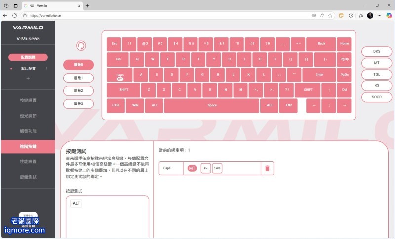 類比鍵盤：MT (Mod Tap) 功能介紹與應用 | 老貓國際有限公司  Iqmore International Co., Ltd.