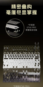 Gateron 佳達隆 GT60 PRO+ PCB 磁軸鍵盤電路板 | 老貓國際有限公司  Iqmore International Co., Ltd.