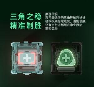 Gateron 佳達隆三角軸磁軸 Light / Dark 磁軸 (Jade Delta Light / Dark) | 老貓國際有限公司  Iqmore International Co., Ltd.