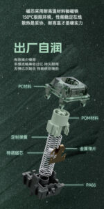 Gateron 佳達隆龍吟軸磁軸 (Jade Emerald Heavy Tactile) | 老貓國際有限公司 Iqmore International Co., Ltd.